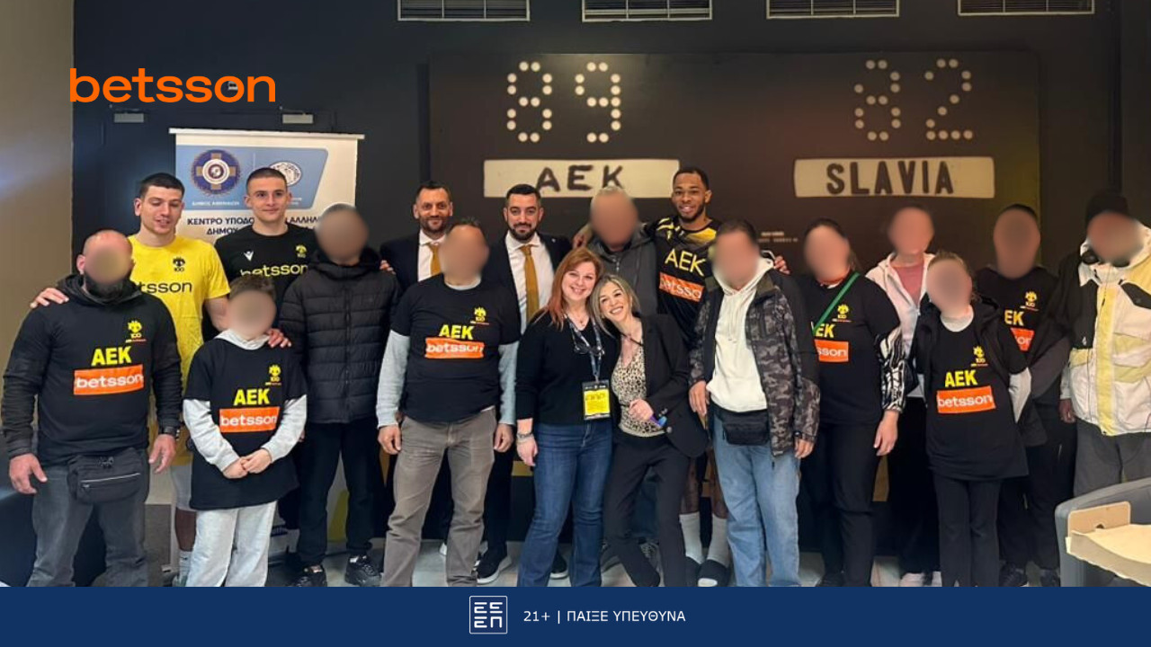 Η Betsson και η ΑΕΚ Betsson BC ενισχύουν την αλληλεγγύη μέσω του αθλητισμού