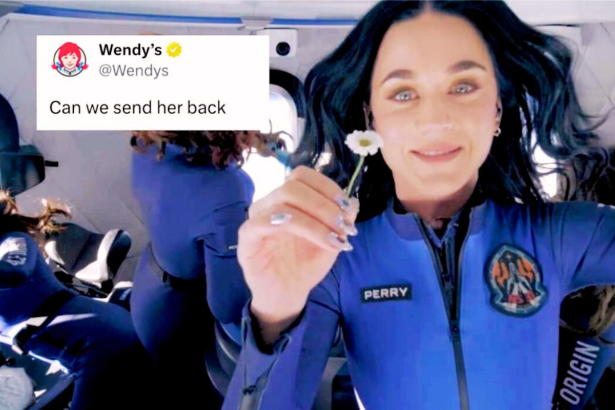 Η Κέιτι Πέρι στο στόχαστρο των Wendys μετά την πτήση της στο διάστημα