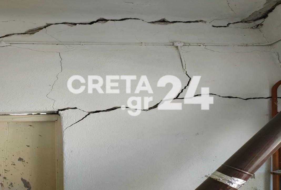 Μετάβαση Λέκκα στις Βούτες του Ηρακλείου λόγω ρηγμάτων