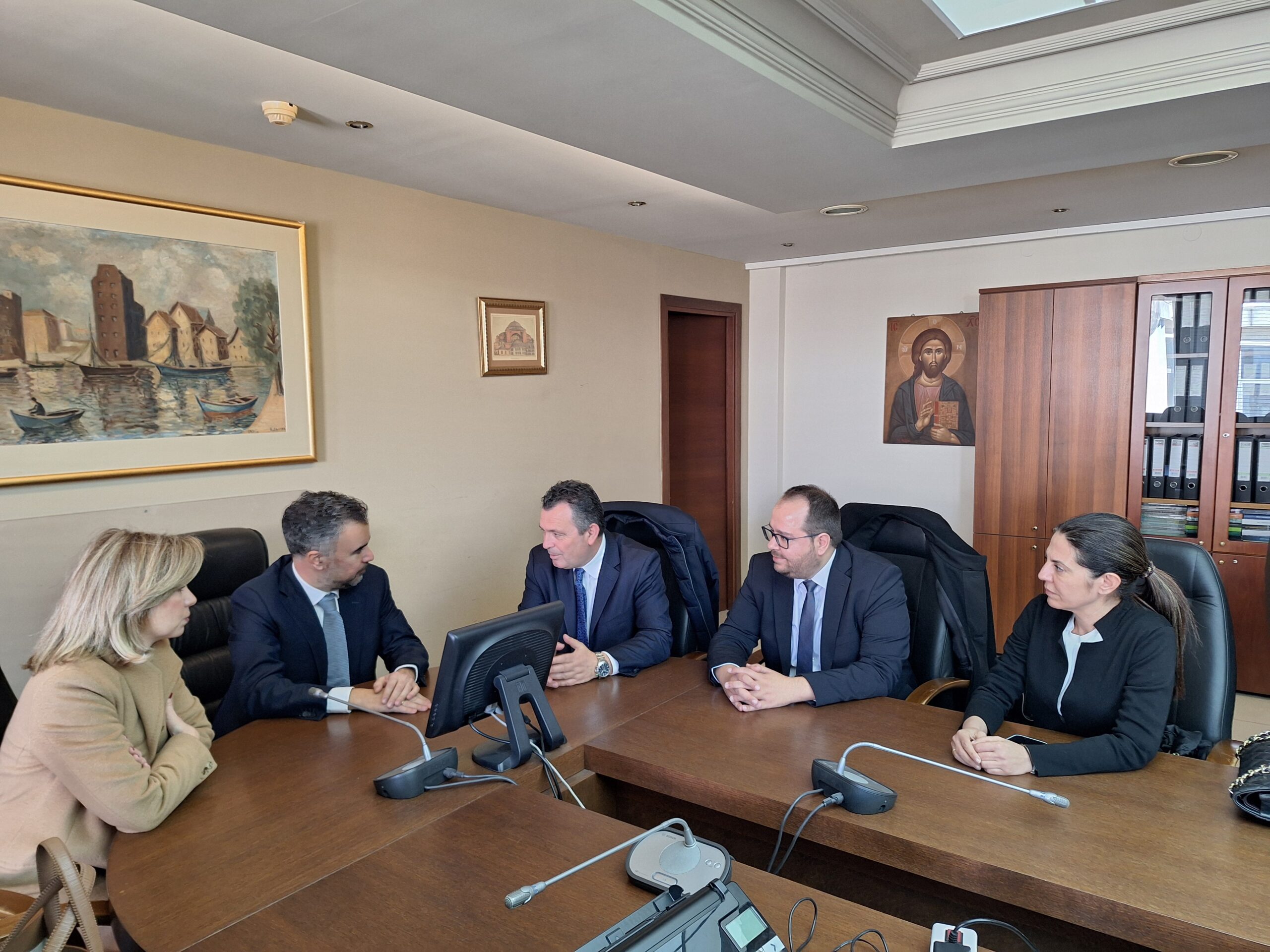Το Κτηματολόγιο στη Θεσσαλονίκη επισκέφθηκε ο Υφυπουργός Ψηφιακής Διακυβέρνησης, Χρήστος Μπουκώρος