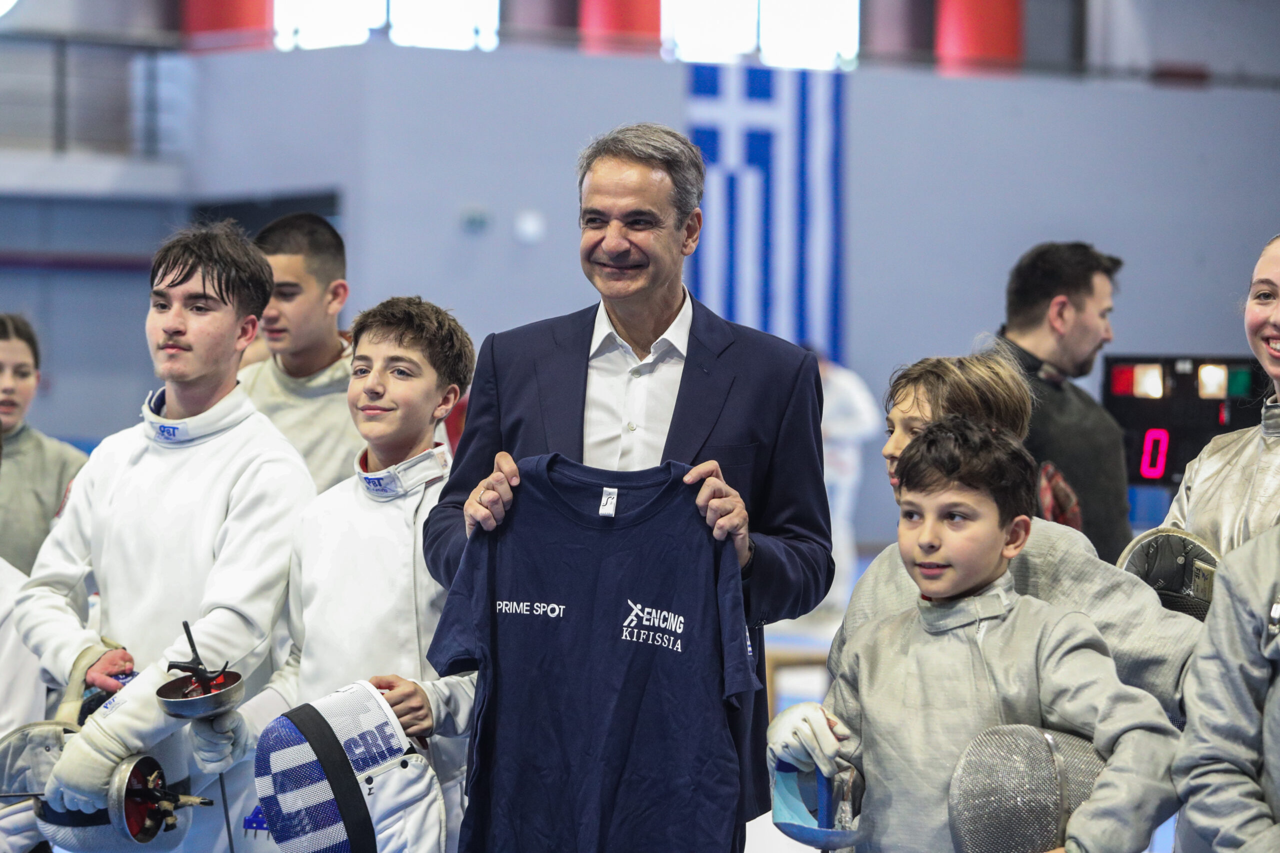 Κυριάκος Μητσοτάκης: Η ανάπτυξη του αθλητισμού προϋποθέτει επενδύσεις σε υποδομές