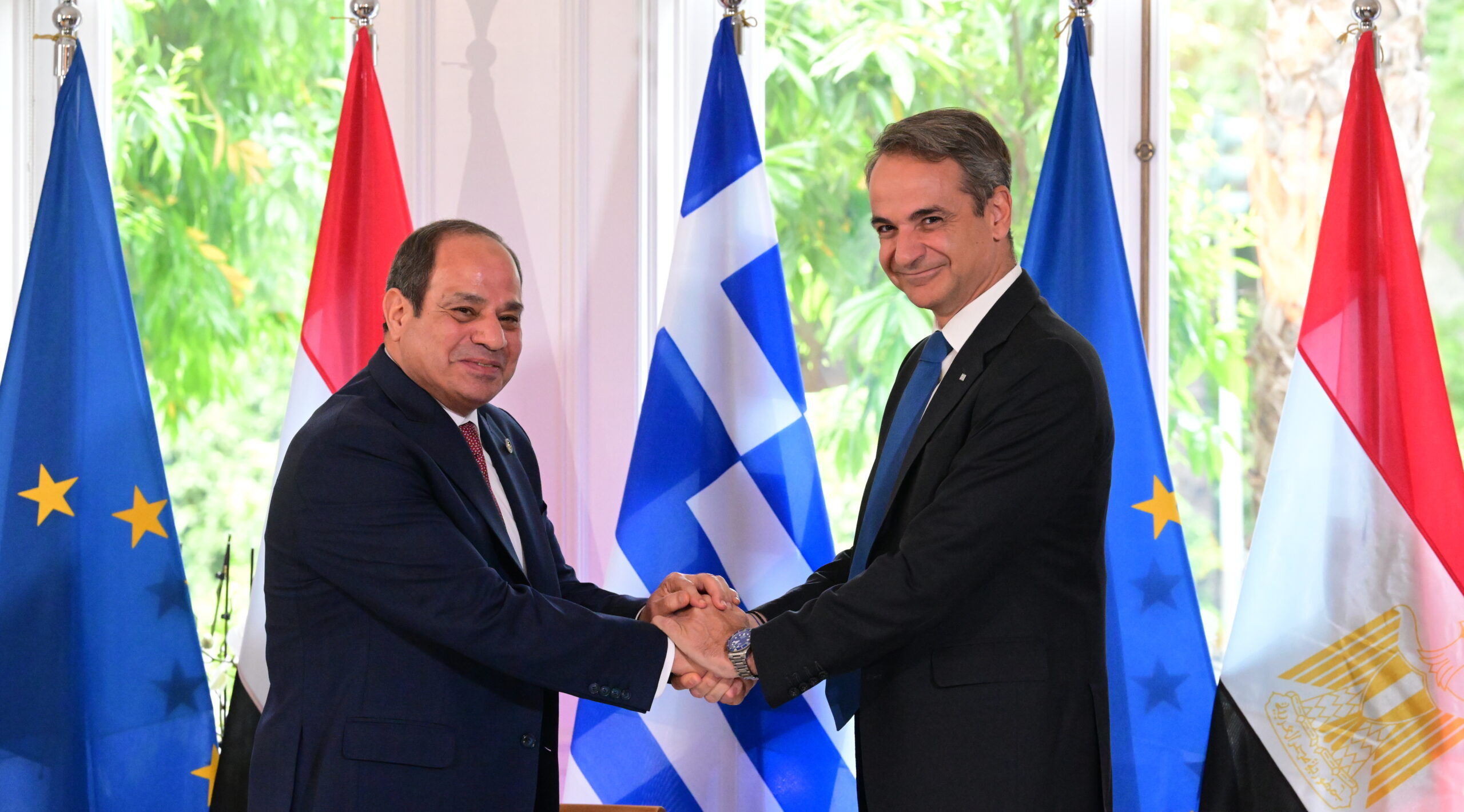Μήνυμα συμμαχίας από Μητσοτάκη και Σίσι: Στρατηγική σύγκλιση σε ενέργεια και ναυτιλία – Κοινό μέτωπο για τη Μεσόγειο
