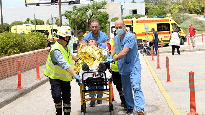 Άσκηση ετοιμότητας στο νοσοκομείο Παπαγεωργίου για σεισμό 5,7 Ρίχτερ