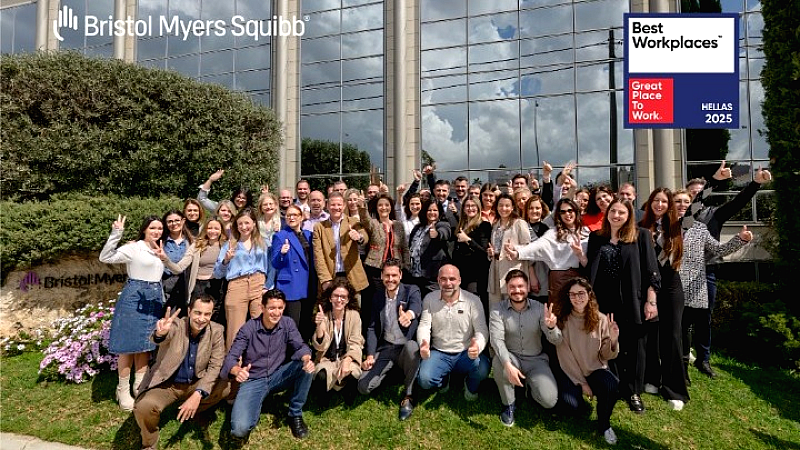 Η Bristol Myers Squibb αναγνωρίζεται και πάλι για το κορυφαίο εργασιακό περιβάλλον στην Ελλάδα