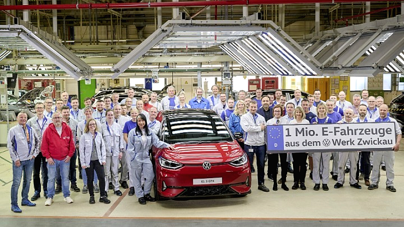 Η Volkswagen γιορτάζει την παραγωγή ενός εκατομμυρίου ηλεκτρικών οχημάτων στο εργοστάσιο της Zwickau