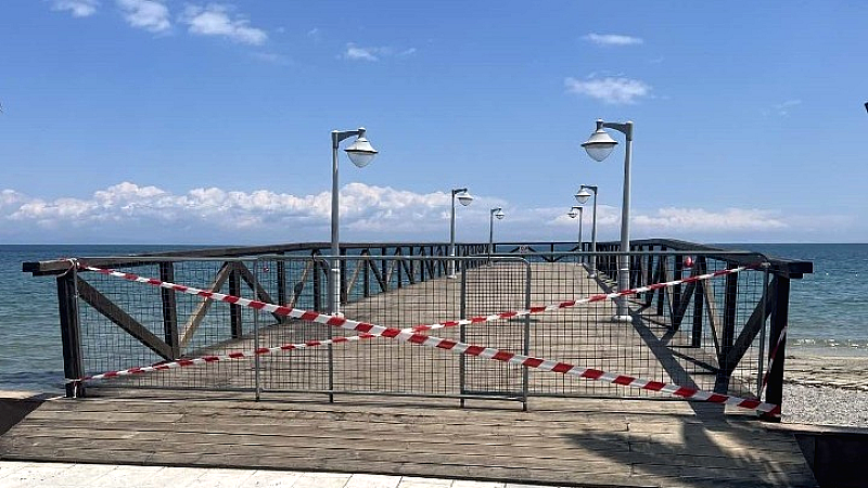 Κλειστή για λόγους ασφαλείας η προβλήτα της Παραλίας Κατερίνης