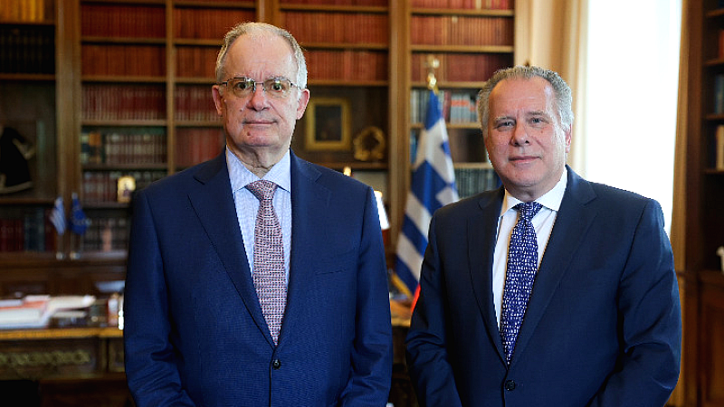 Σημαντική συνάντηση του προεδρικού ζεύγους με τον μόνιμο αντιπρόσωπο της Ελλάδας στην UNESCO