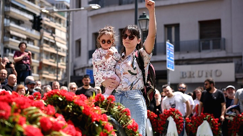 Ολοκληρώθηκαν οι συγκεντρώσεις για την Εργατική Πρωτομαγιά με δυναμική παρουσία