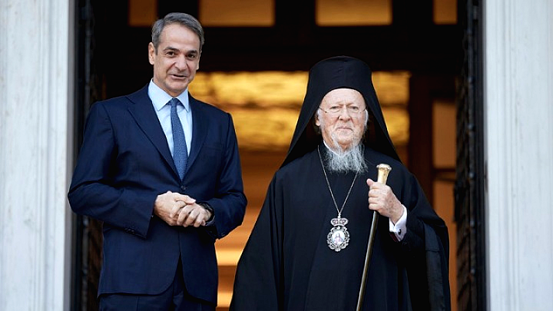 Συνάντηση πρωθυπουργού με τον Οικουμενικό Πατριάρχη Βαρθολομαίο