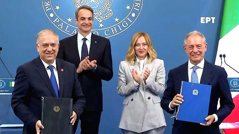Υπογραφή μνημονίου συνεργασίας Ελλάδας – Ιταλίας στη Ρώμη