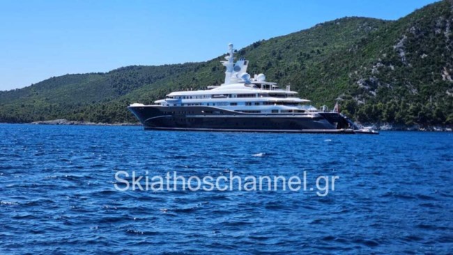 Στη Σκόπελο με το πολυτελές «Al Mirqab» ο Σεΐχης του Κατάρ – Πιστός επισκέπτης των Σποράδων από το 2005
