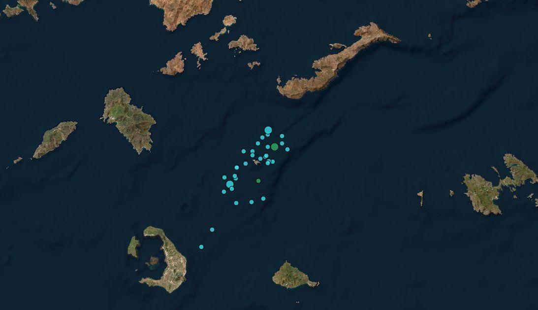 Σεισμική δόνηση 3,8 Ρίχτερ κοντά στην Αμοργό