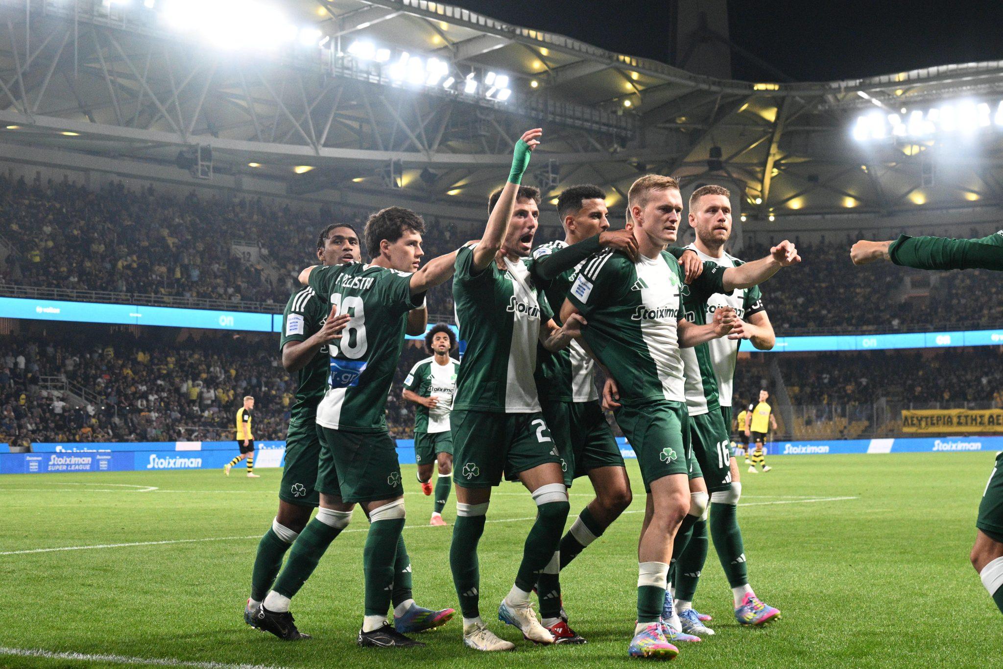 ΑΕΚ – Παναθηναϊκός 1-2: Ο Παναθηναϊκός επιβεβαίωσε τη δεύτερη θέση με ανατροπή στην Opap Arena