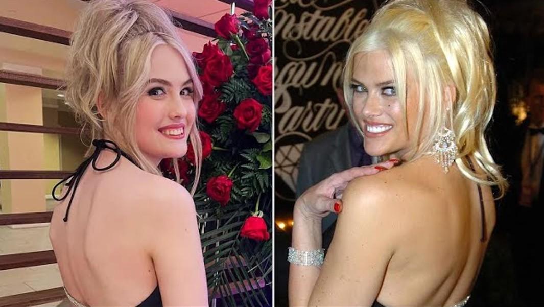 Η 18χρονη Ντανιελίν Μπίρκχεντ επιλέγει το φόρεμα της μητέρας της Άννα Νικόλ Σμιθ 21 χρόνια αργότερα