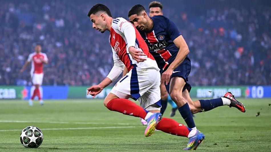 Η Παρί Σεν Ζερμέν κερδίζει την Άρσεναλ με 2-1 χάρη στον Χακίμι