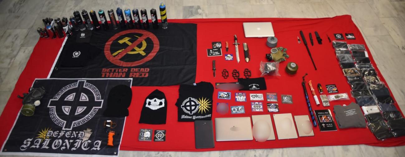 Θεσσαλονίκη: Αποκαλύψεις για τη δράση ακροδεξιάς οργάνωσης – Συλλήψεις και ευρήματα
