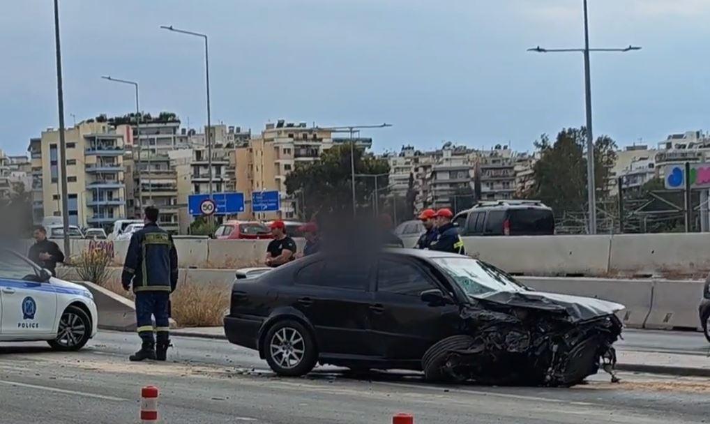 Τροχαίο στην παραλιακή: Ένας τραυματίας σε σοβαρή σύγκρουση