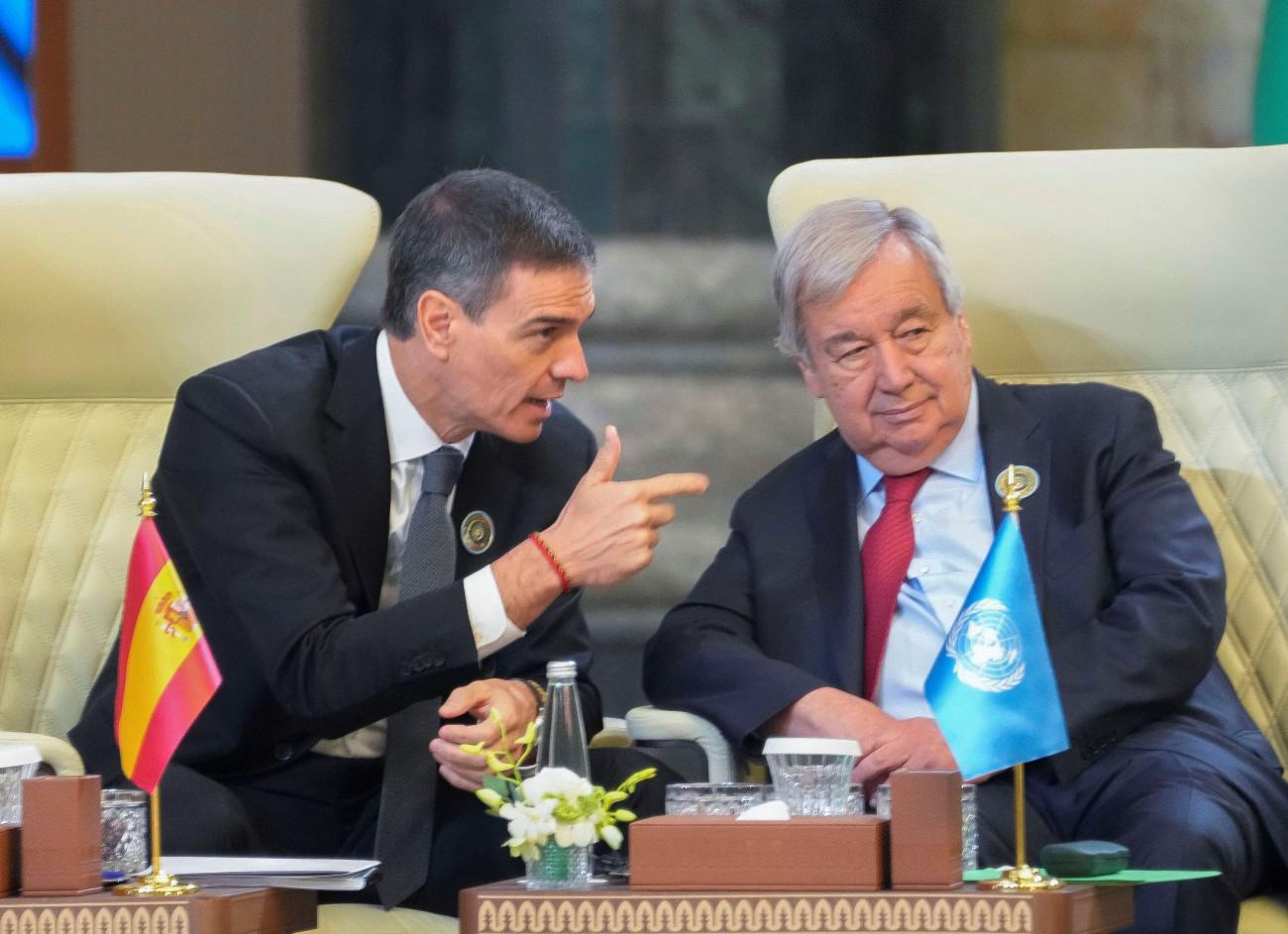 Ο Πέδρο Σάντσεθ καλεί για πίεση προς το Ισραήλ προκειμένου να σταματήσει η ανθρωπιστική κρίση στη Γάζα