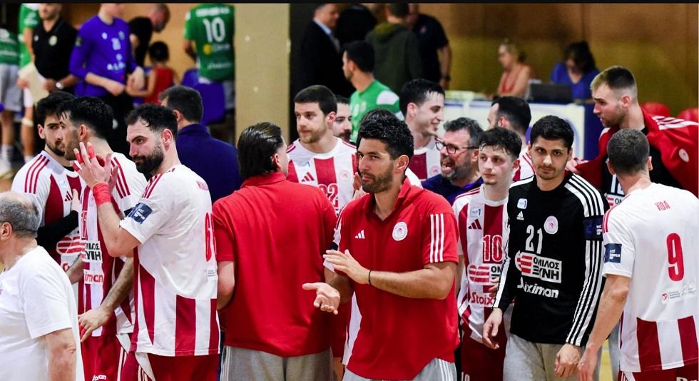 Ολυμπιακός – Διομήδης Άργους 34-30: Στον τελικό της Handball Premier προκρίθηκαν οι Ερυθρόλευκοι