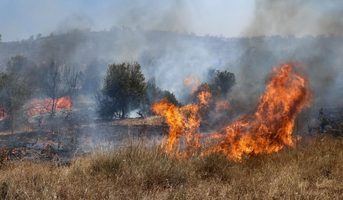 Πυρκαγιά σε χαμηλή βλάστηση στην Κύθνο