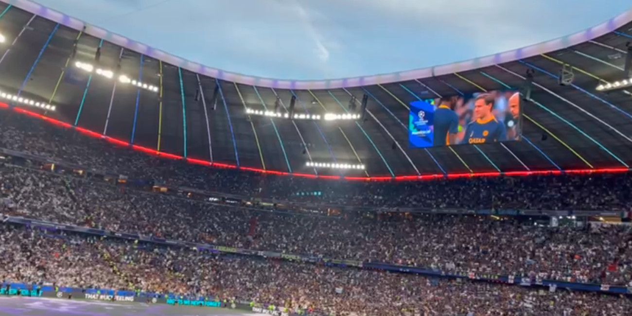 Η Allianz Arena ετοιμάζεται για τον μεγάλο τελικό του Champions League
