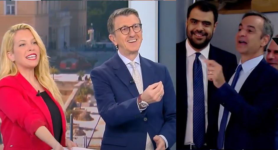 Χάρηκε ο Πορτοσάλτε με την επίσκεψη του Κυριάκου Μητσοτάκη στο πλατό της εκπομπής: «Περάστε μέσα κύριε Πρόεδρε» (Βίντεο)