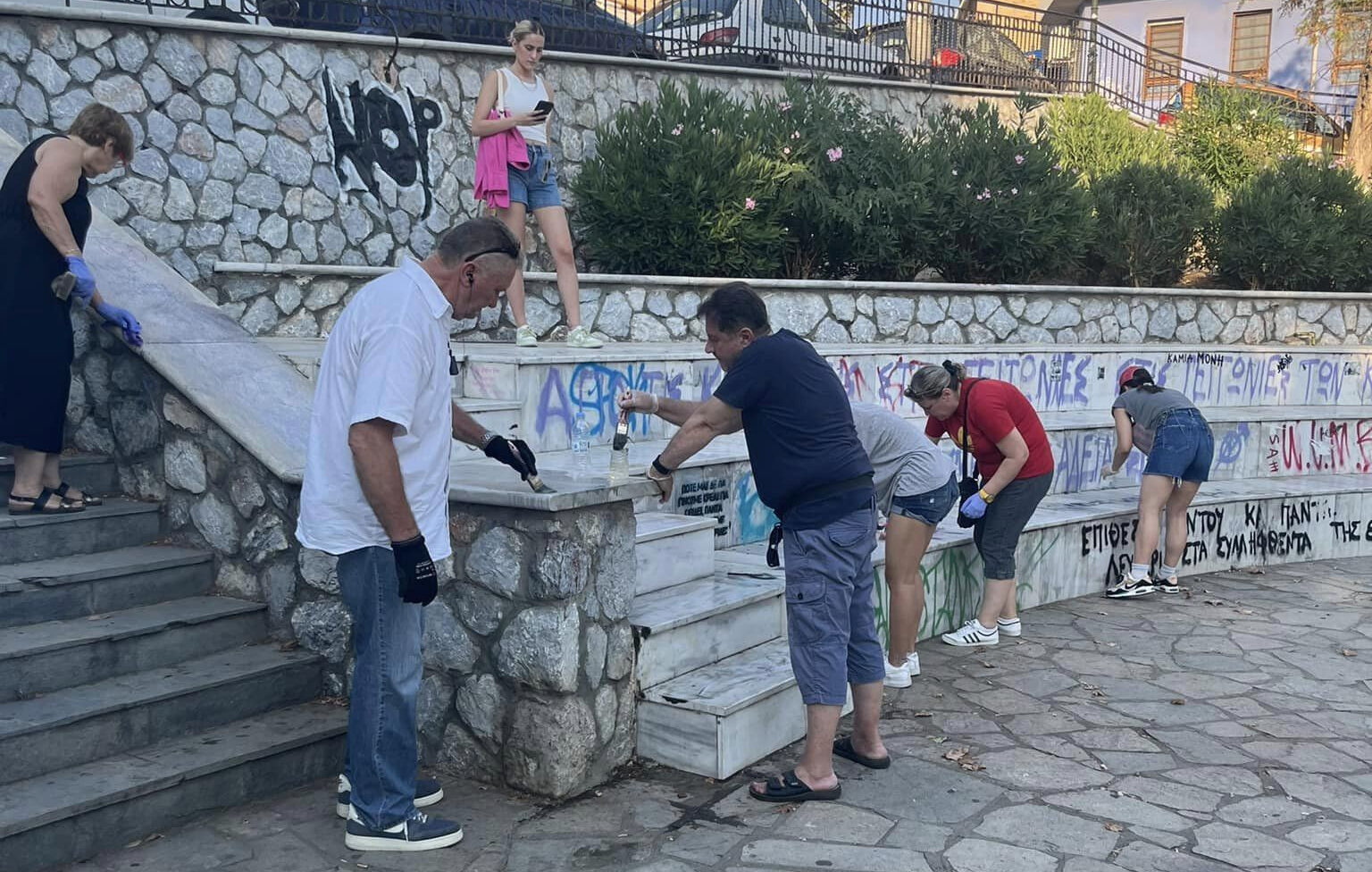 Δήμος Θεσσαλονίκης: Νέες δράσεις καθαρισμού και αντιγκράφιτι σε όλες τις Δημοτικές Κοινότητες και στη Δ.Ε. Τριανδρίας