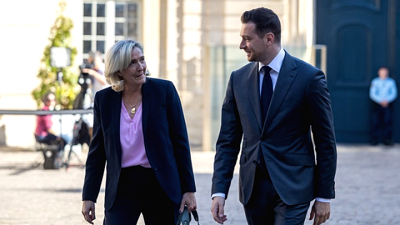Η Μαρίν Λεπέν ενθαρρύνει τον Ζορντάν Μπαρντελά να προετοιμαστεί για τις προεδρικές εκλογές του 2027