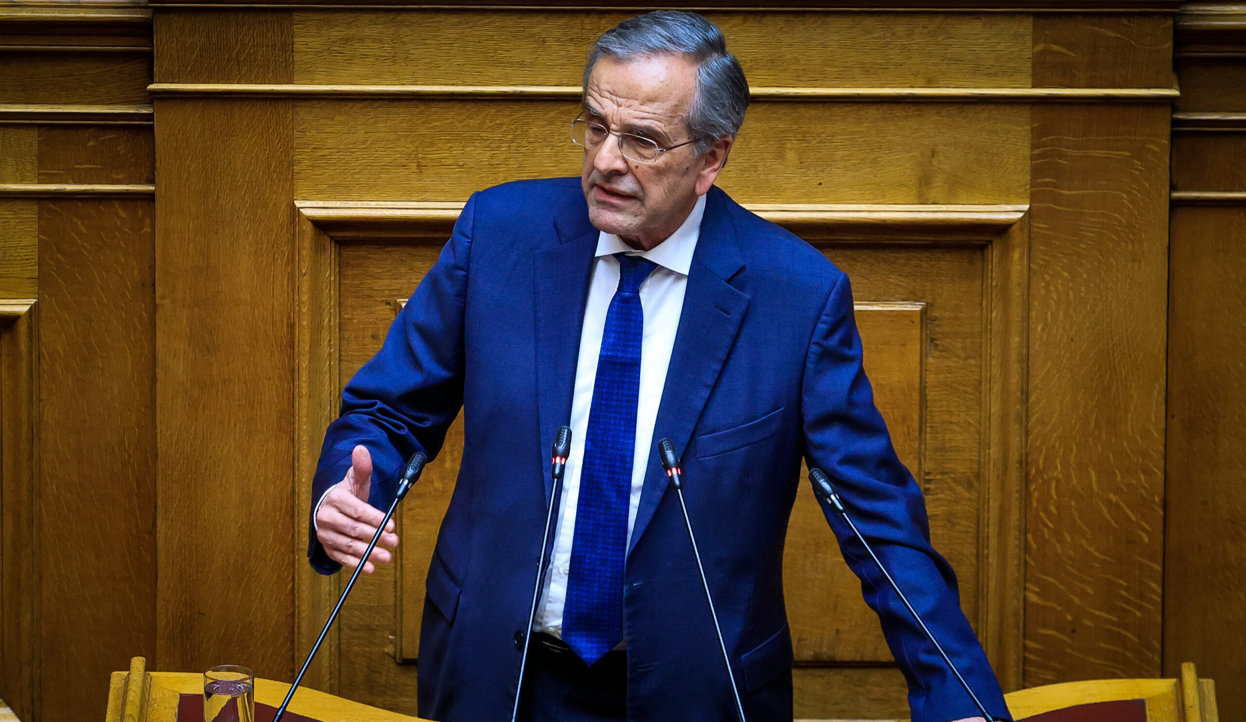 Σαμαράς στη δίκη Novartis: «Στημένη σκευωρία με ηθικό αυτουργό τον Τσίπρα»