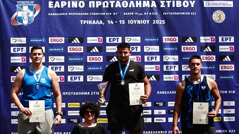 Εαρινό Πρωτάθλημα: Θρίαμβος του Κορακίδη στη σφύρα με νέο ατομικό ρεκόρ