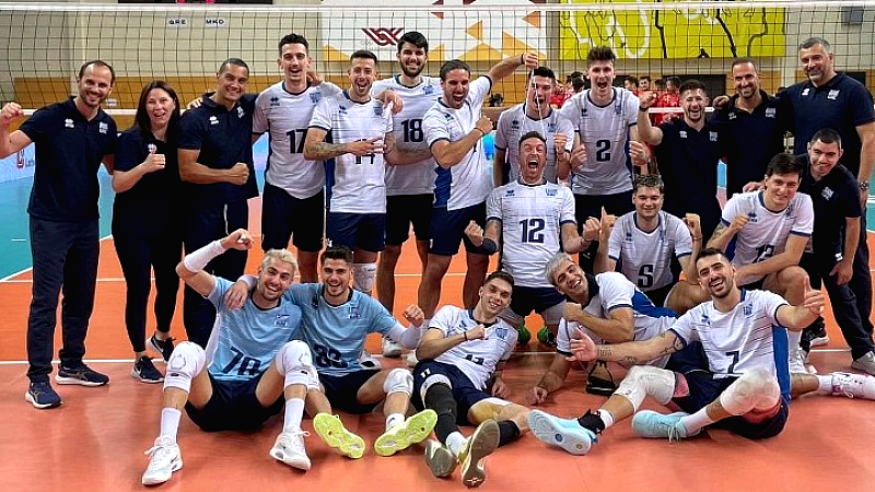 Εθνική βόλεϊ ανδρών: Απόλυτη νίκη 3-0 επί της Βόρειας Μακεδονίας στη Λετονία
