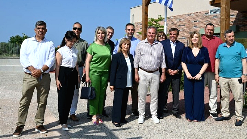 Εγκαινιάστηκε το 4ο Νηπιαγωγείο Νέας Καλλικράτειας από την Αθηνά Αηδονά