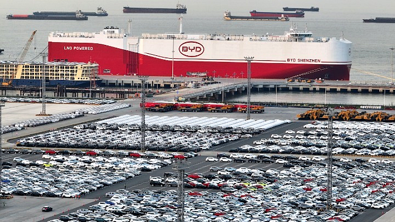 Η BYD παραλαμβάνει τον 5ο οχηματαγωγό XI’AN για τη μεταφορά 9.200 οχημάτων
