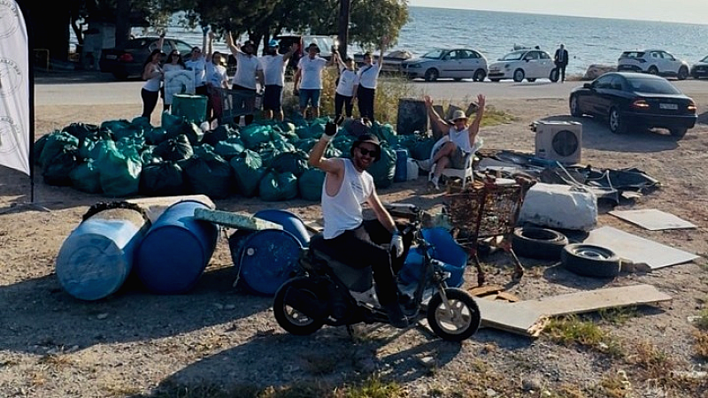 Επιτυχής ολοκλήρωση του καθαρισμού ακτογραμμής στην Καλαμαριά