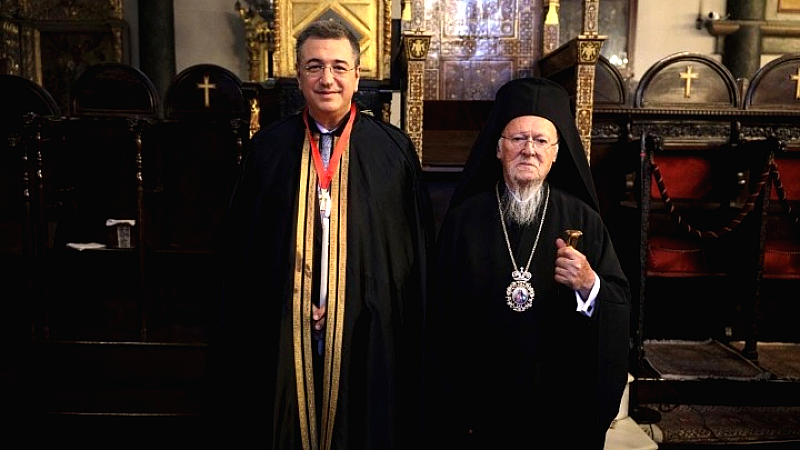 Αναγόρευση του Απόστολου Τζιτζικώστα σε Άρχοντα του Οικουμενικού Πατριαρχείου