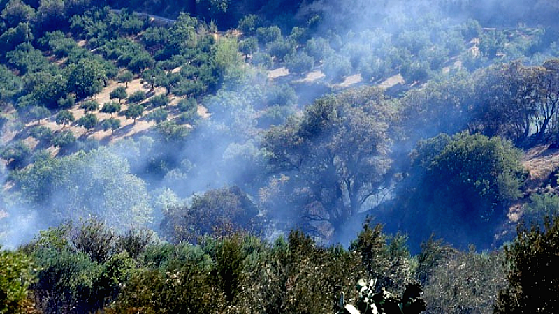 Σημαντική πρόοδος στην κατάσβεση πυρκαγιάς στις Κάτω Ασίτες του Ηρακλείου
