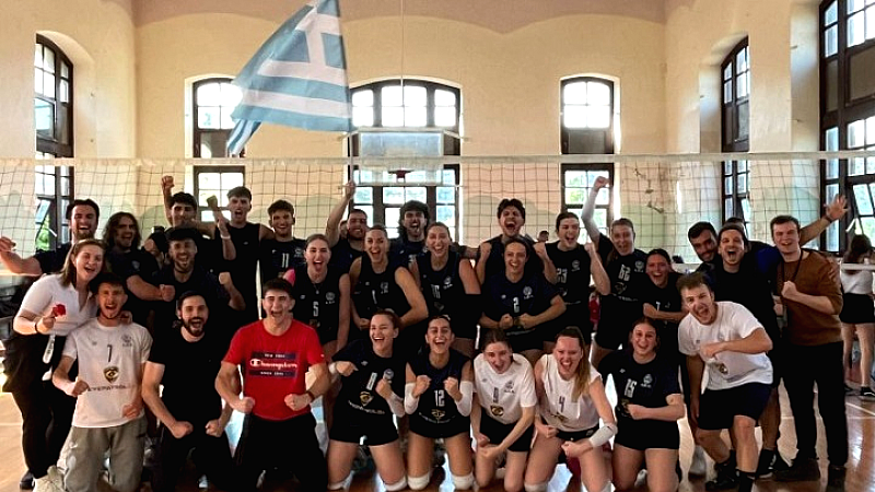 Θρίαμβος στο βόλεϊ: Διπλή διάκριση για τους φοιτητές του ΑΠΘ στο Sportsfest