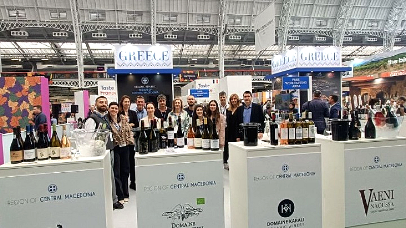 Η Κεντρική Μακεδονία εντυπωσιάζει στο London Wine Fair 2025