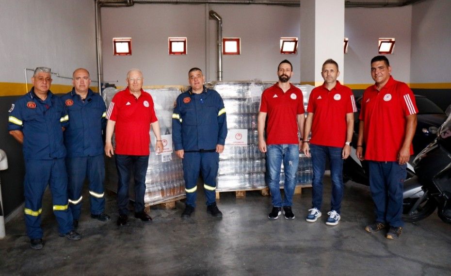 ΠΑΕ Ολυμπιακός: Στηρίζει έμπρακτα το Πυροσβεστικό Σώμα
