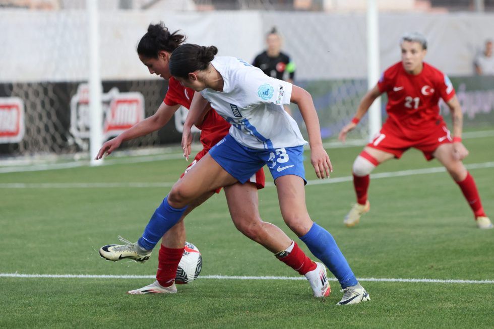Ελλάδα – Τουρκία 0-1: Υποβιβασμός της Εθνικής Γυναικών στη League C