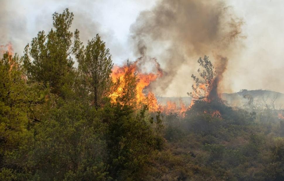 Αχαΐα: Συναγερμός για πυρκαγιά σε δασική περιοχή της Κάτω Βελιτσές