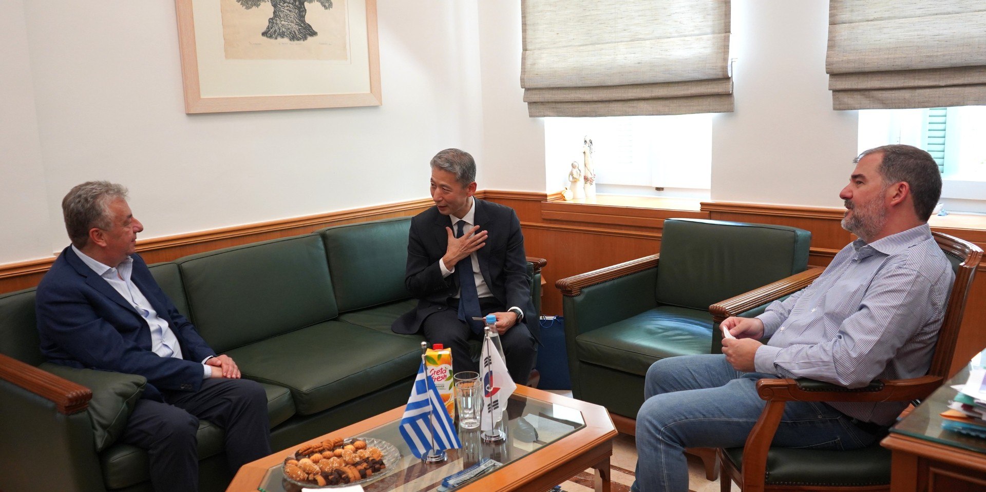 Επίσκεψη του πρέσβη της Δημοκρατίας της Κορέας στην περιφέρεια Κρήτης