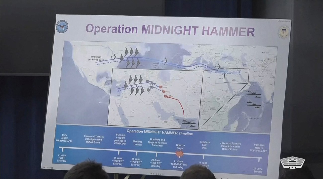 Midnight Hammer: Η αεροπορική επιχείρηση που κλόνισε τις ιρανικές πυρηνικές εγκαταστάσεις