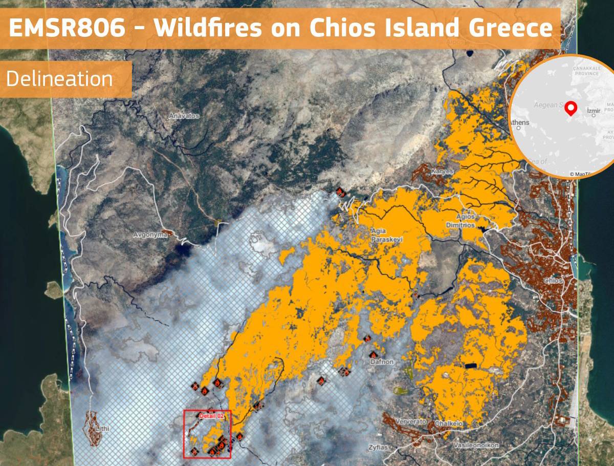 Χίος: Το μέγεθος της καταστροφής από τις πυρκαγιές