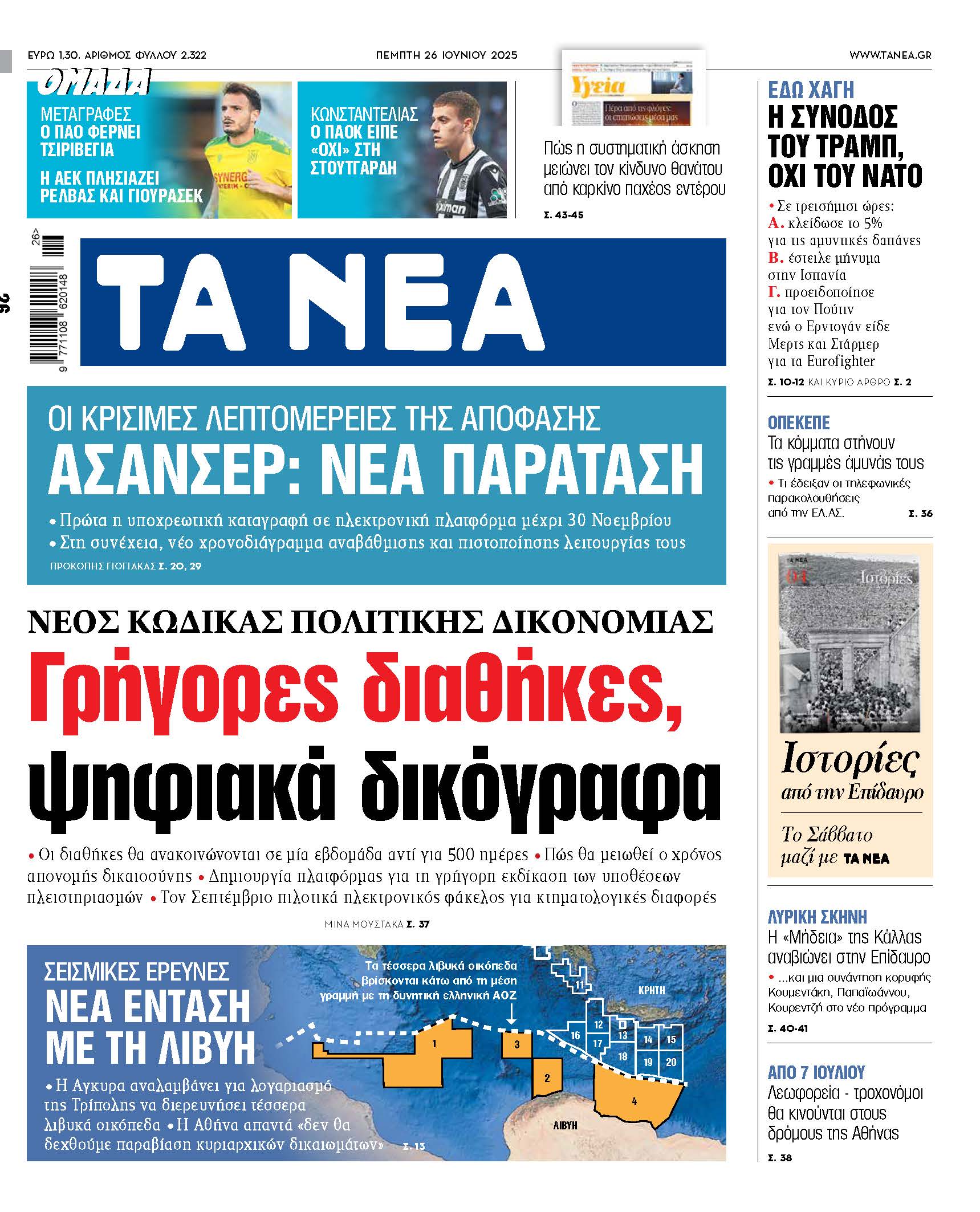Νέα δεδομένα για γρήγορες διαθήκες και ψηφιακά δικόγραφα