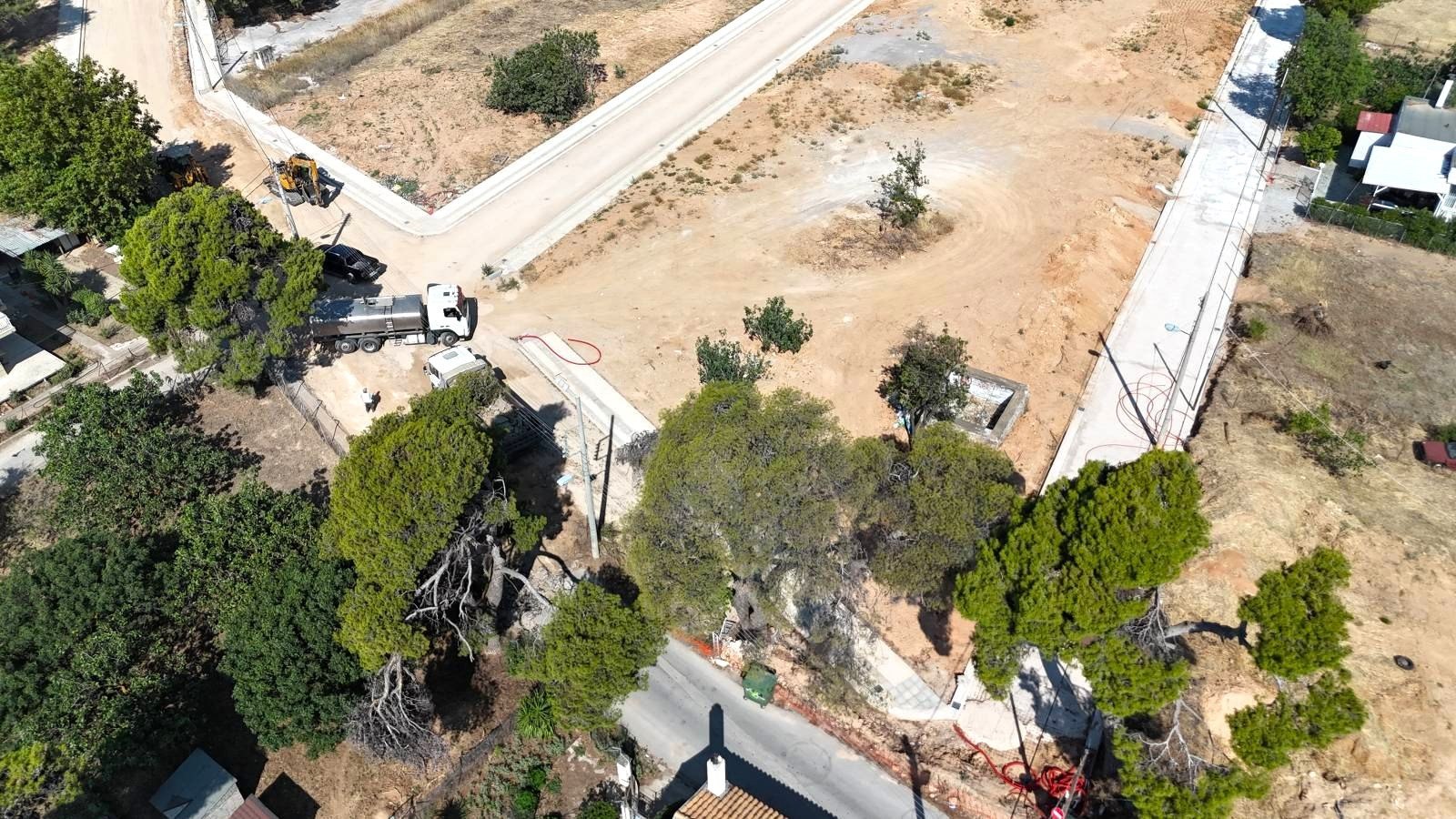 Προχωρούν οι εργασίες διάνοιξης της οδού Καψαλά στο Πολύδροσο Αμαρουσίου