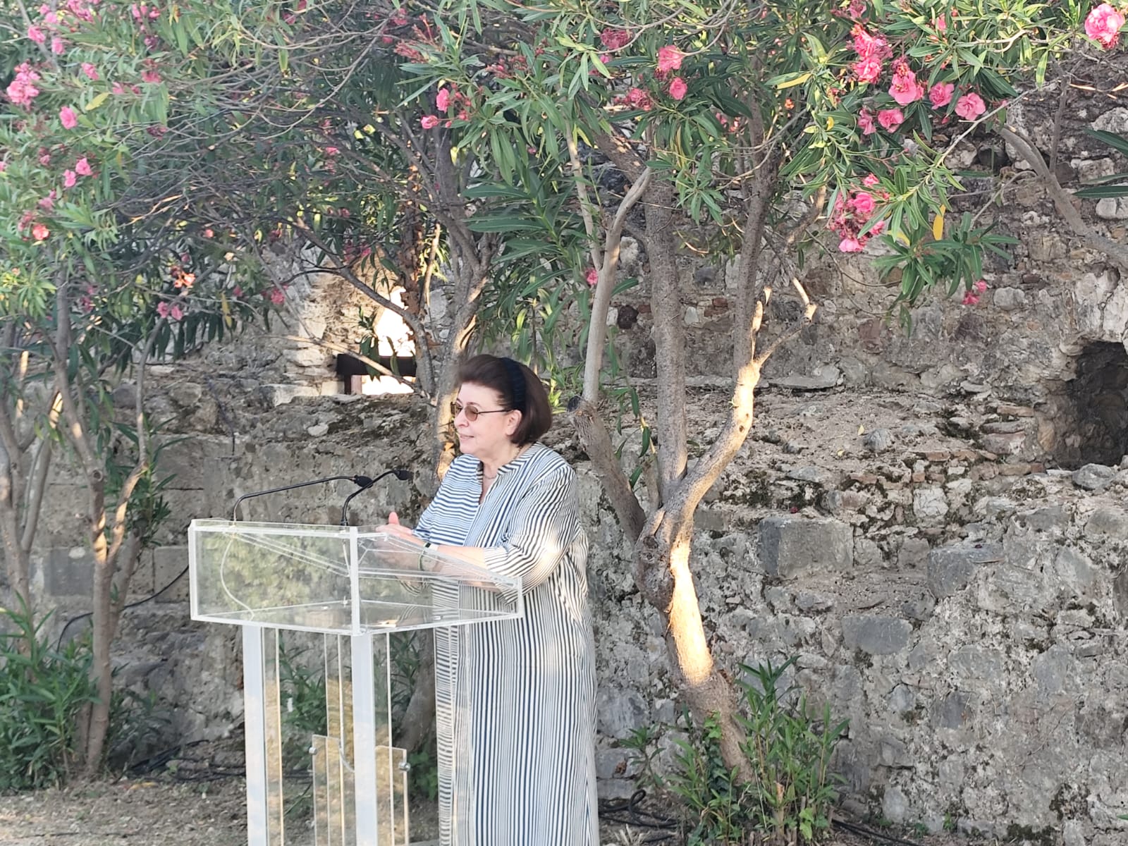 Λίνα Μενδώνη: Αποδίδουμε ένα μνημείο υψηλής συμβολικής και ιστορικής αξίας, τοπόσημο στον αστικό ιστό των Πατρών