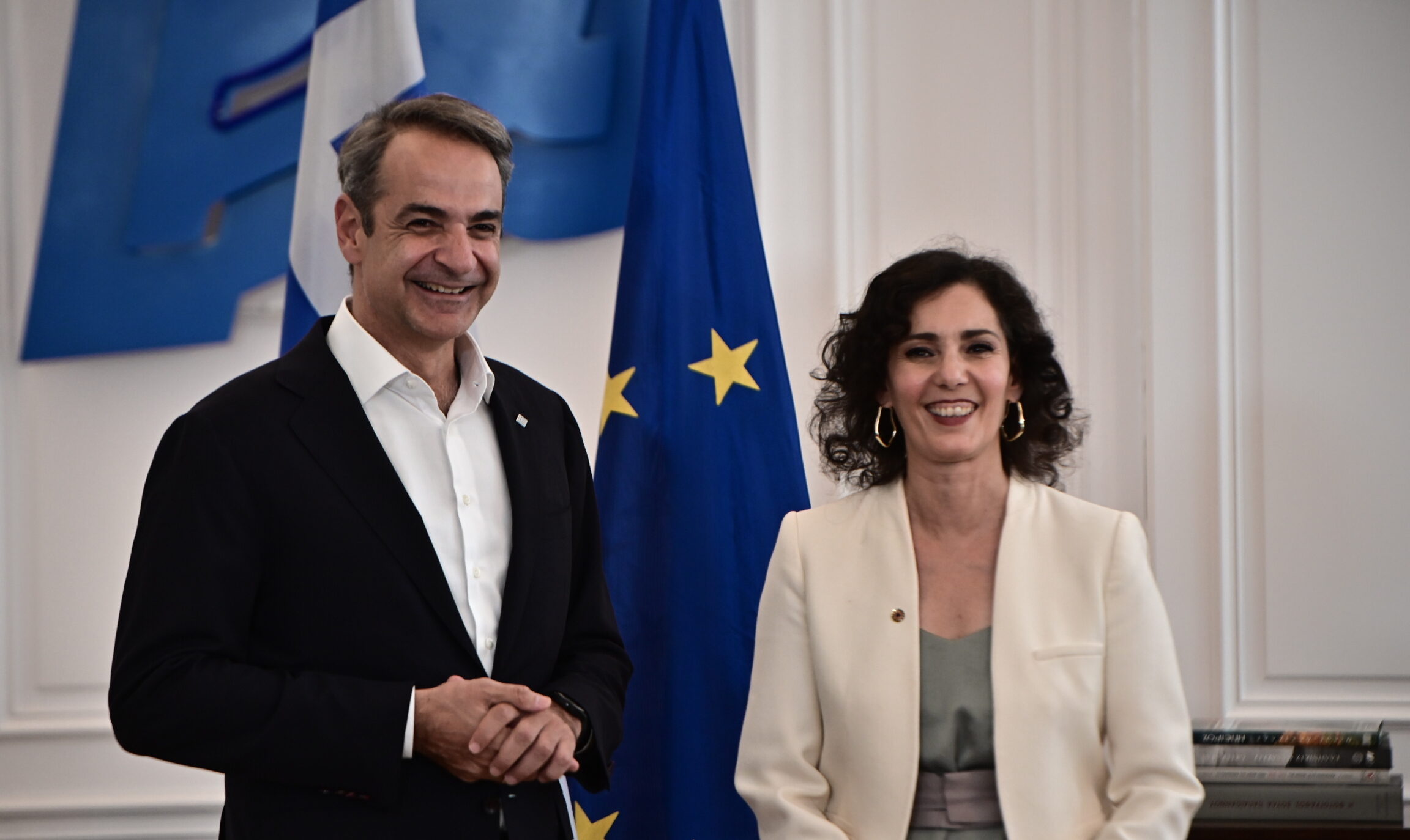 Συνάντηση Μητσοτάκη με την Ευρωπαία Επίτροπο: «Η κλιματική κρίση είναι εδώ και πρέπει να την αντιμετωπίσουμε μαζί»