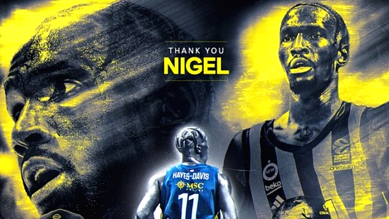 Η Φενερμπαχτσέ αποχαιρετά τον MVP Νάιτζελ Χέιζ Ντέιβις πριν την μεταγραφή του στους Φοίνιξ Σανς
