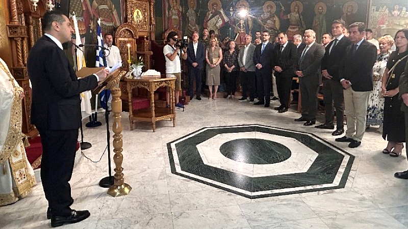 Σημαντική καμπή στην πορεία του Κυπριακού, δηλώνει ο υπουργός Υγείας της Κύπρου στο ετήσιο μνημόσυνο για τους πεσόντες του 1974